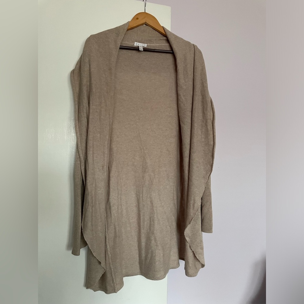 Leith oversized light knit open cardigan. Size XS